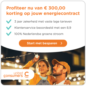 energie korting UnitedConsumers tot 300 euro korting op energiecontract